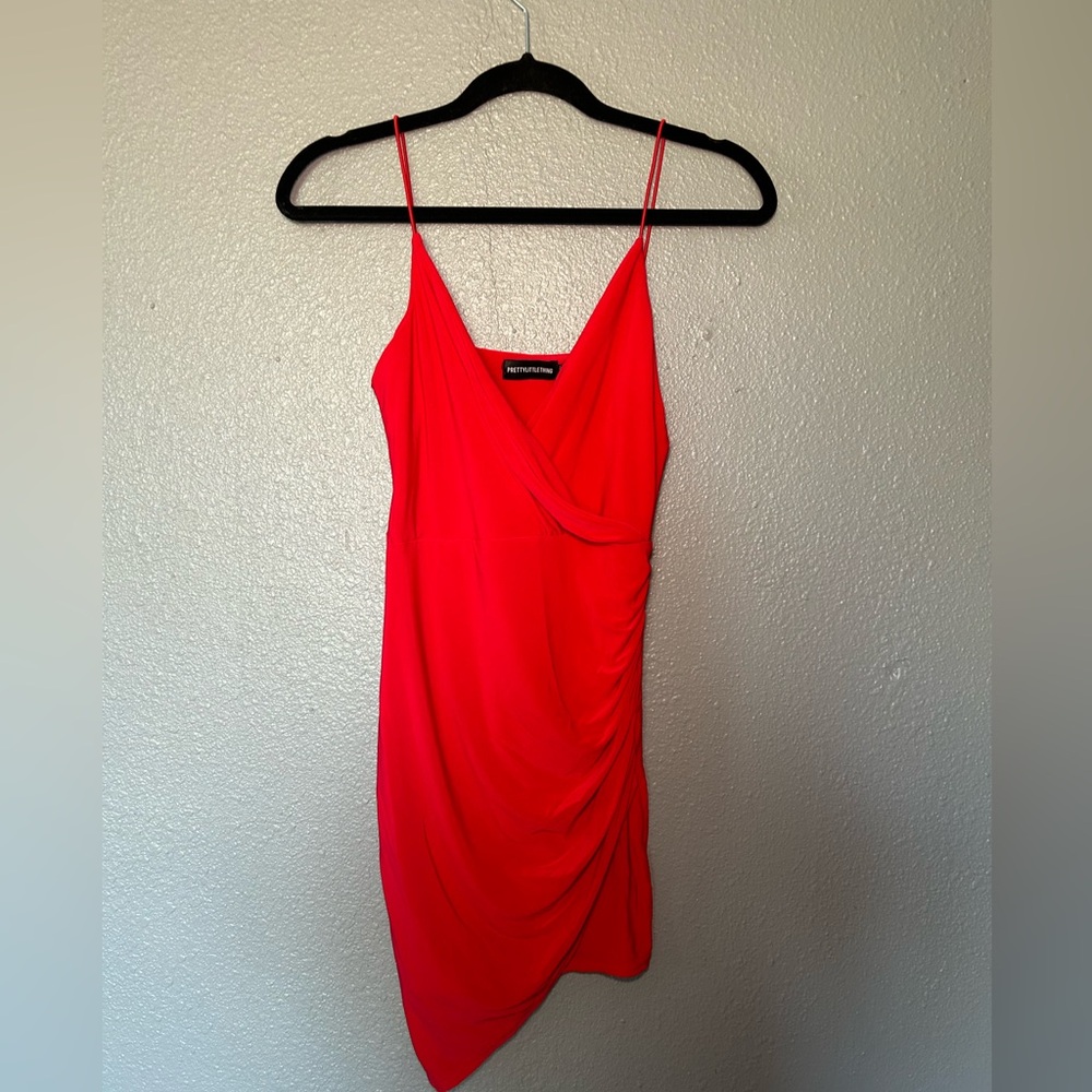 Pretty little thing red dress